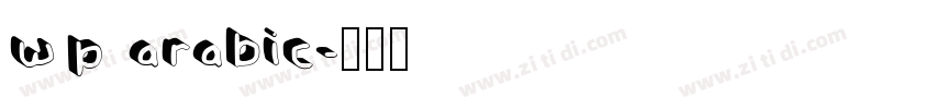 wp arabic字体转换